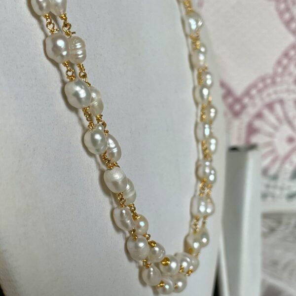 Valerian Meadow Baroque Pearl Necklace