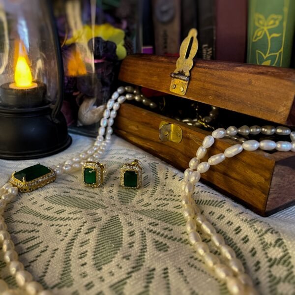 Forest Enchantment Pearl Necklace Set