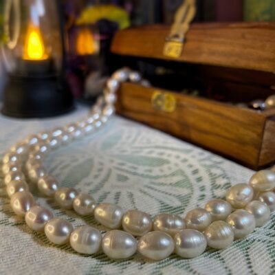 Moonlit Path Pearl Necklace