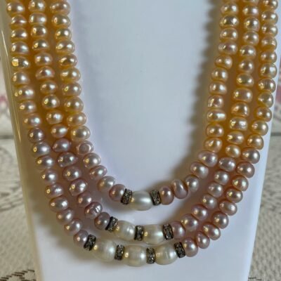 Ocean Sunset Pearl Necklace