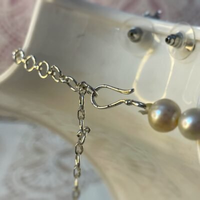 Dewdrop Sunflower Pearl Necklace