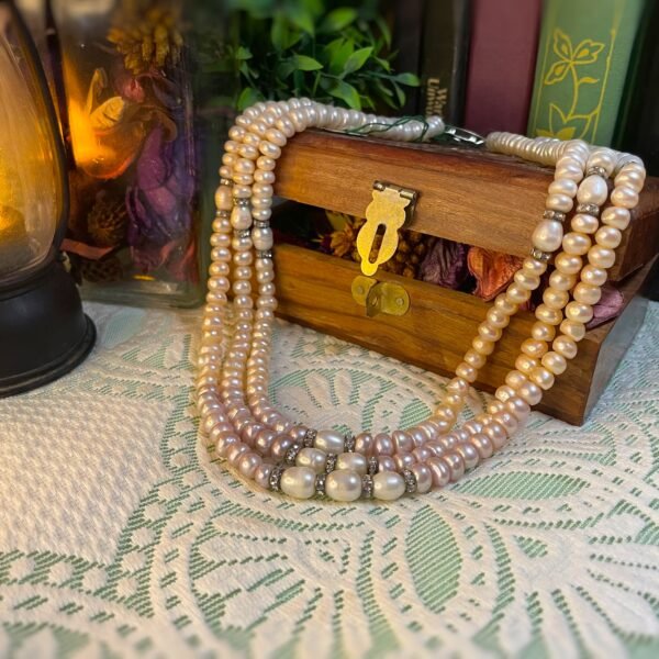 Ocean Sunset Pearl Necklace